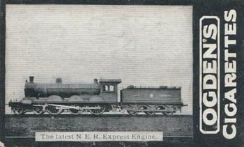 1902 Ogden's General Interest Series C #112 The Latest N. E. R. Express Engine Front