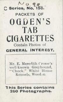 1902 Ogden's General Interest Series C #156 Chock Back