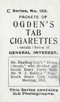 1902 Ogden's General Interest Series C #159 Home Circuit Back
