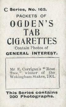 1902 Ogden's General Interest Series C #168 Rose Tree Back