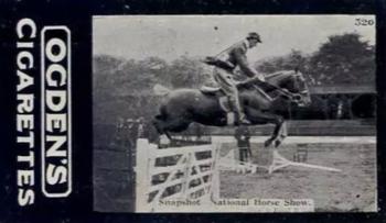 1902 Ogden's General Interest Series C #320 Snapshot – National Horse Show Front