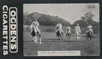 1902 Ogden's General Interest Series C #323 Polo at the Crystal Palace Front
