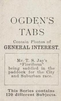 1902 Ogden's General Interest Series C #C65 Floriform Back