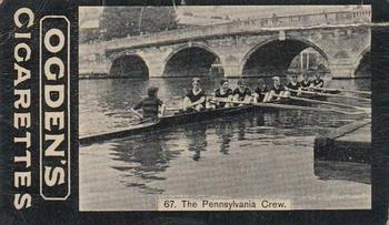 1902 Ogden's General Interest Series C #C67 The Pennsylvania Crew Front