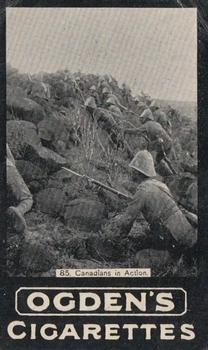 1902 Ogden's General Interest Series C #C85 Canadians in Action Front