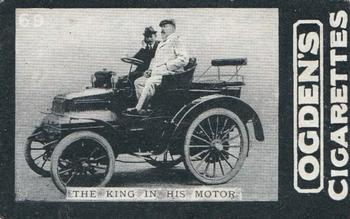 1902 Ogden's General Interest Series D #69 The King in his Motor Front