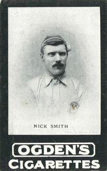 1902 Ogden's General Interest Series D #187 Nick Smith Front