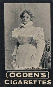 1902 Ogden's General Interest Series E #18 Grayce Scott Front