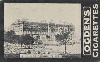 1902 Ogden's General Interest Series E #71 Buckingham Palace Front