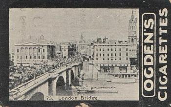 1902 Ogden's General Interest Series E #73 London Bridge Front