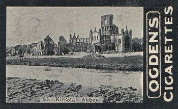 1902 Ogden's General Interest Series E #83 Kirkstall Abbey Front