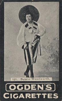 1902 Ogden's General Interest Series E #120 Bessie Wentworth Front