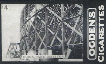 1902 Ogden's General Interest Series F #14 Ibrox Park Disaster Front