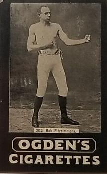 1902 Ogden's General Interest Series F #202 Bob Fitzsimmons Front