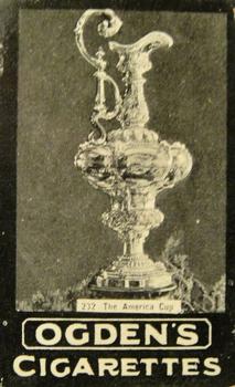 1902 Ogden's General Interest Series F #232 The America Cup Front