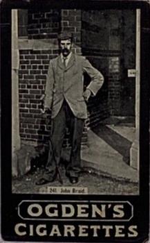 1902 Ogden's General Interest Series F #241 John Braid Front