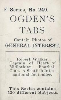 1902 Ogden's General Interest Series F #249 Robert Walker Back