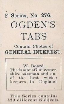 1902 Ogden's General Interest Series F #276 Jack Board Back