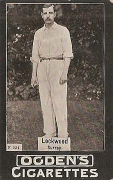 1902 Ogden's General Interest Series F #334 Bill Lockwood Front