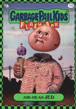 2010 Topps Garbage Pail Kids Flashback Series 1 - Gross Green Border #43b Air-Head Jed Front