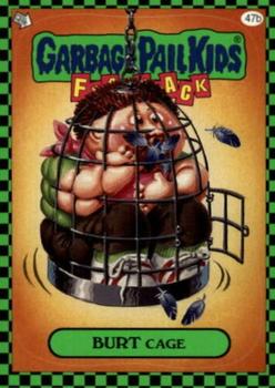 2010 Topps Garbage Pail Kids Flashback Series 1 - Gross Green Border #47b Burt Cage Front