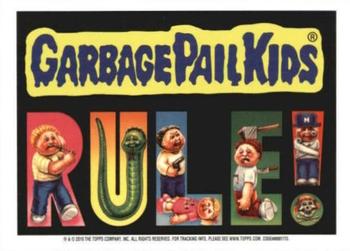 2010 Topps Garbage Pail Kids Flashback Series 1 - Punk Pink Border #6a Corroded Carl Back