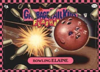 2010 Topps Garbage Pail Kids Flashback Series 1 - Punk Pink Border #57a Bowling Elaine Front