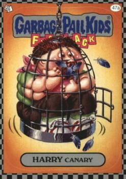 2010 Topps Garbage Pail Kids Flashback Series 1 - Silver #47a Harry Canary Front