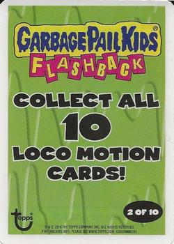 2010 Topps Garbage Pail Kids Flashback Series 1 - Loco Motion #2 Wacky Jackie Back