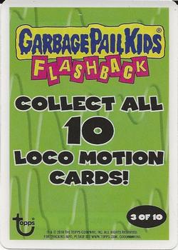 2010 Topps Garbage Pail Kids Flashback Series 1 - Loco Motion #3 Drippy Dan Back