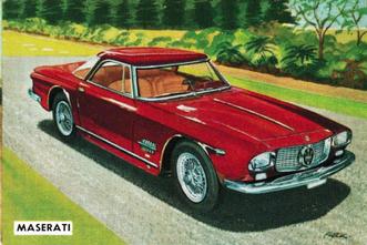 1964 World of Fast Cars #NNO Maserati 5000 G.T. Front