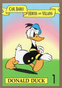 1992 Gladstone Carl Barks Heroes and Villains #1 Donald Duck Front