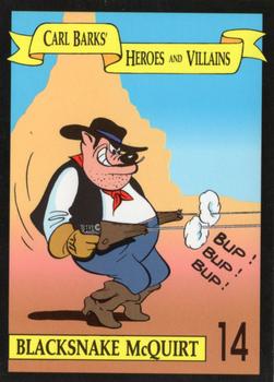 1992 Gladstone Carl Barks Heroes and Villains #14 Blacksnake McQuirt Front