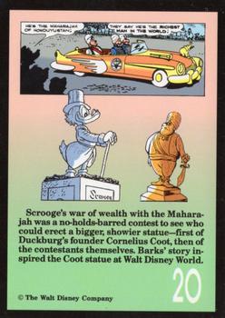 1992 Gladstone Carl Barks Heroes and Villains #20 Maharajah of Howduyustan Back