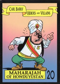 1992 Gladstone Carl Barks Heroes and Villains #20 Maharajah of Howduyustan Front