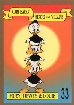 1992 Gladstone Carl Barks Heroes and Villains #33 Huey, Dewey & Louie Front