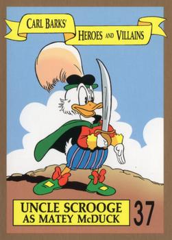 1992 Gladstone Carl Barks Heroes and Villains #37 Uncle Scrooge as Matey McDuck Front