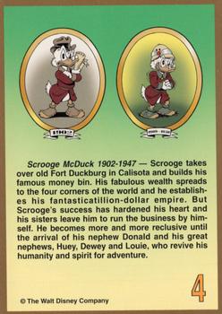 1996 Gladstone Don Rosa Uncle Scrooge Adventures #4 1947 Back