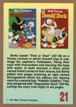 1994 Gladstone Carl Barks Donald Duck Adventures #21 Donald Duck 26 & 45 1952 & 1956 Back