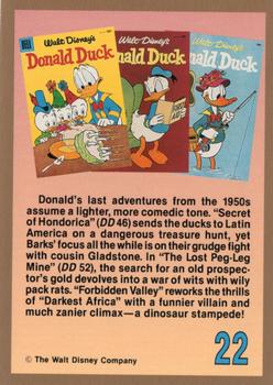 1994 Gladstone Carl Barks Donald Duck Adventures #22 Donald Duck 46, 1956 and 52 and 54, 1957 Back