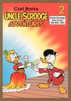 1992 Gladstone Carl Barks Uncle Scrooge Adventures #2 Uncle Scrooge Four Color 456 (#2), 1953 Front