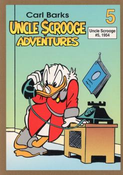 1992 Gladstone Carl Barks Uncle Scrooge Adventures #5 Uncle Scrooge #5, 1954 Front