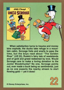 1992 Gladstone Carl Barks Uncle Scrooge Adventures #22 Uncle Scrooge #22, 1958 Back