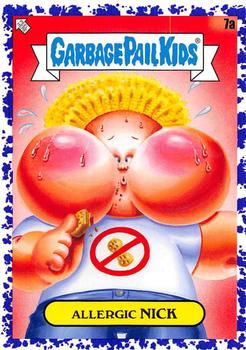2021 Topps Garbage Pail Kids: Food Fight! - Jelly Purple #7a Allergic Nick Front