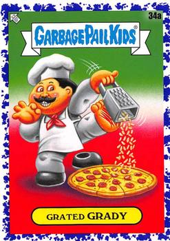 2021 Topps Garbage Pail Kids: Food Fight! - Jelly Purple #34a Grated Grady Front
