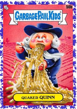 2021 Topps Garbage Pail Kids: Food Fight! - Jelly Purple #50b Quaker Quinn Front