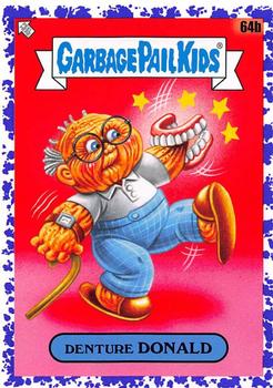 2021 Topps Garbage Pail Kids: Food Fight! - Jelly Purple #64b Denture Donald Front