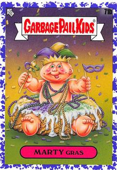 2021 Topps Garbage Pail Kids: Food Fight! - Jelly Purple #71b Marty Gras Front