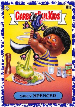 2021 Topps Garbage Pail Kids: Food Fight! - Jelly Purple #81a Spicy Spencer Front