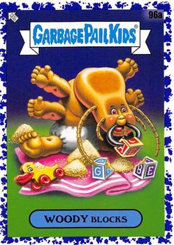 2021 Topps Garbage Pail Kids: Food Fight! - Jelly Purple #96a Woody Blocks Front